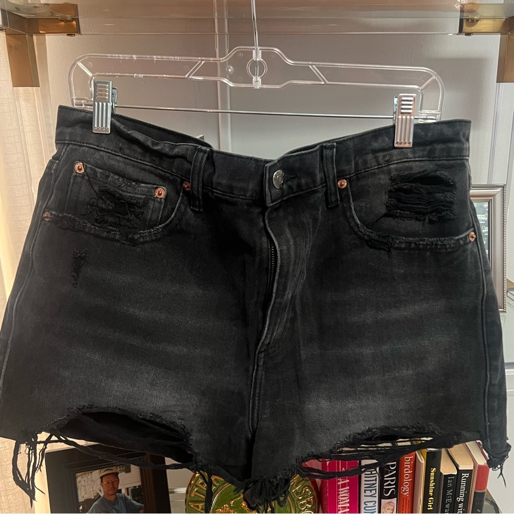 Pistola Black Denim Shorts